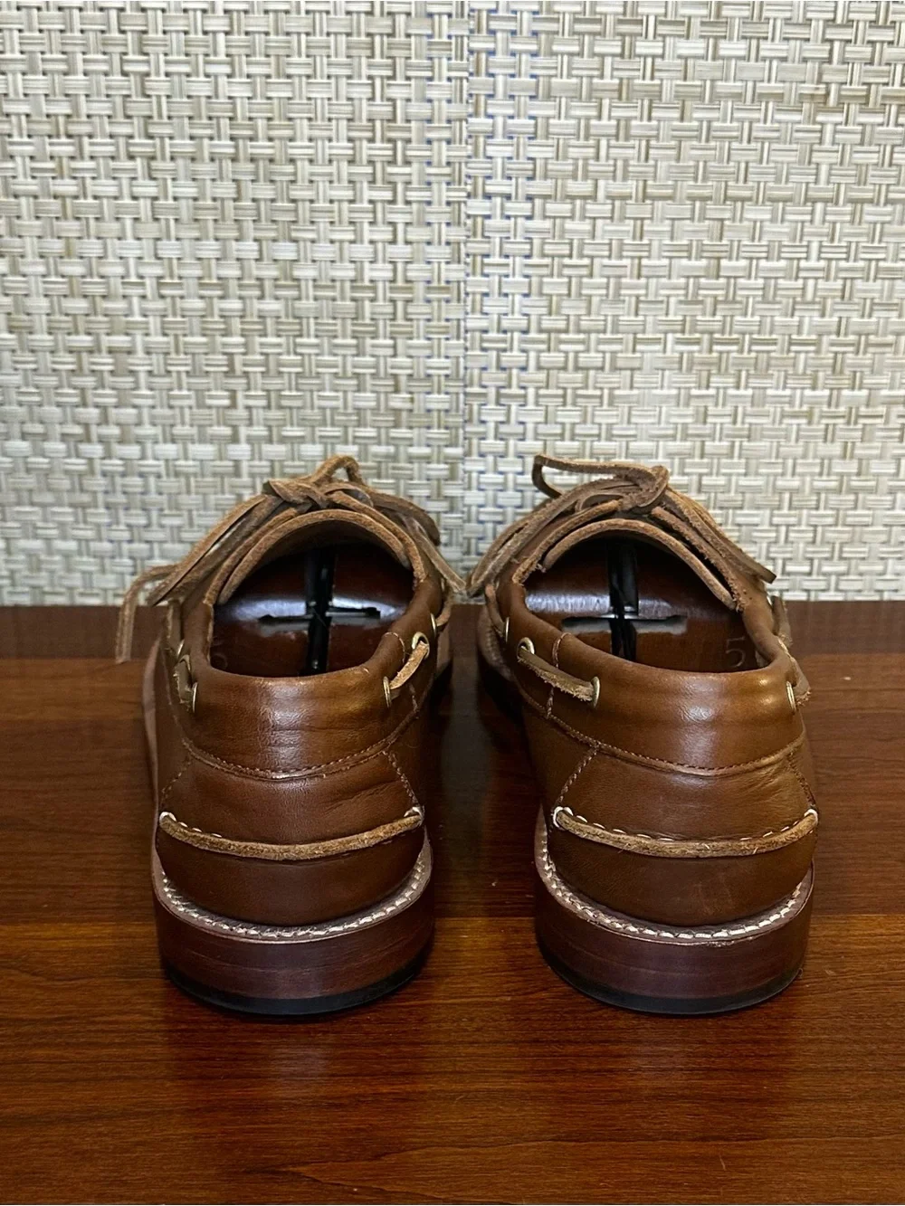 Thursday Boot Co. Handsewn Boat Shoes Loafers Brown Full-Grain Leather 10.5